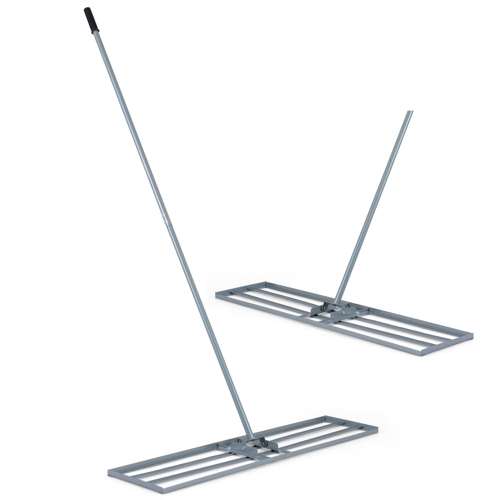 Osprzęt do minikoparek, szerokie grabie do koparko-ładowarki, hydraulicznie pochylana koparka do minikoparek lub podobnych maszyn, 0,8-2 ton, mikro grabie do koparki, średnica otworu: 25 mm/0,98 cal