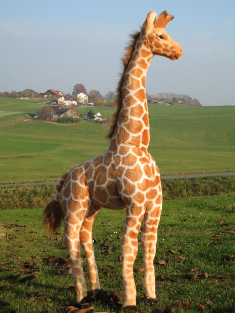 Plushfarm Wagner Plüschtier Giraffe - stehend - 140 cm
