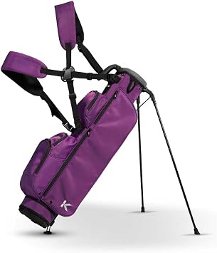 KVV Lightweight Pitch and Putt Golf Bag with Stand, Adjustable Dual Straps, Golf Stand Bag for Extra Storage in a Smaller Size