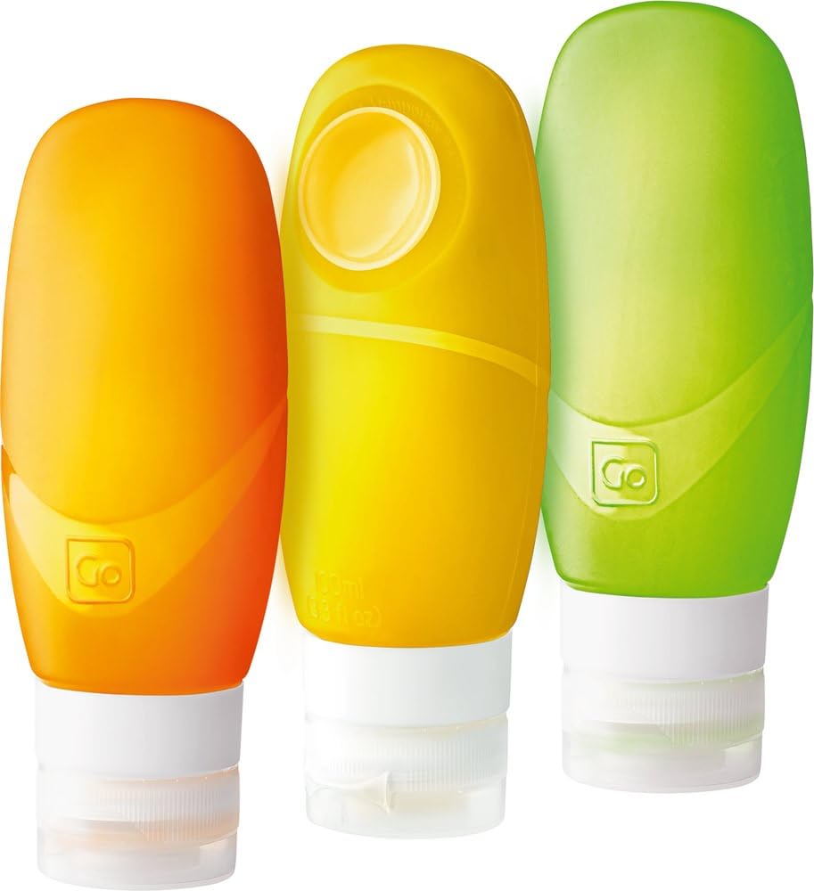 Go Travel Trio Squeezy Bottles 100Ml