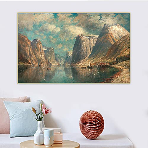 Peintures art artisanat broderie diamant paysage nordique toile diamond dots