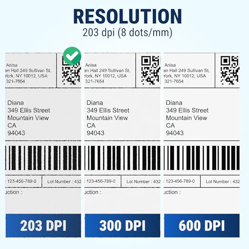 Image of McAuley Labels GoDEX DT200i Direct Thermal Printer - Wristband, Shelf & Specimen Labels Printer - 2 inch, 203 DPI, Color LCD & USB Host, USB /Serial /Ethernet