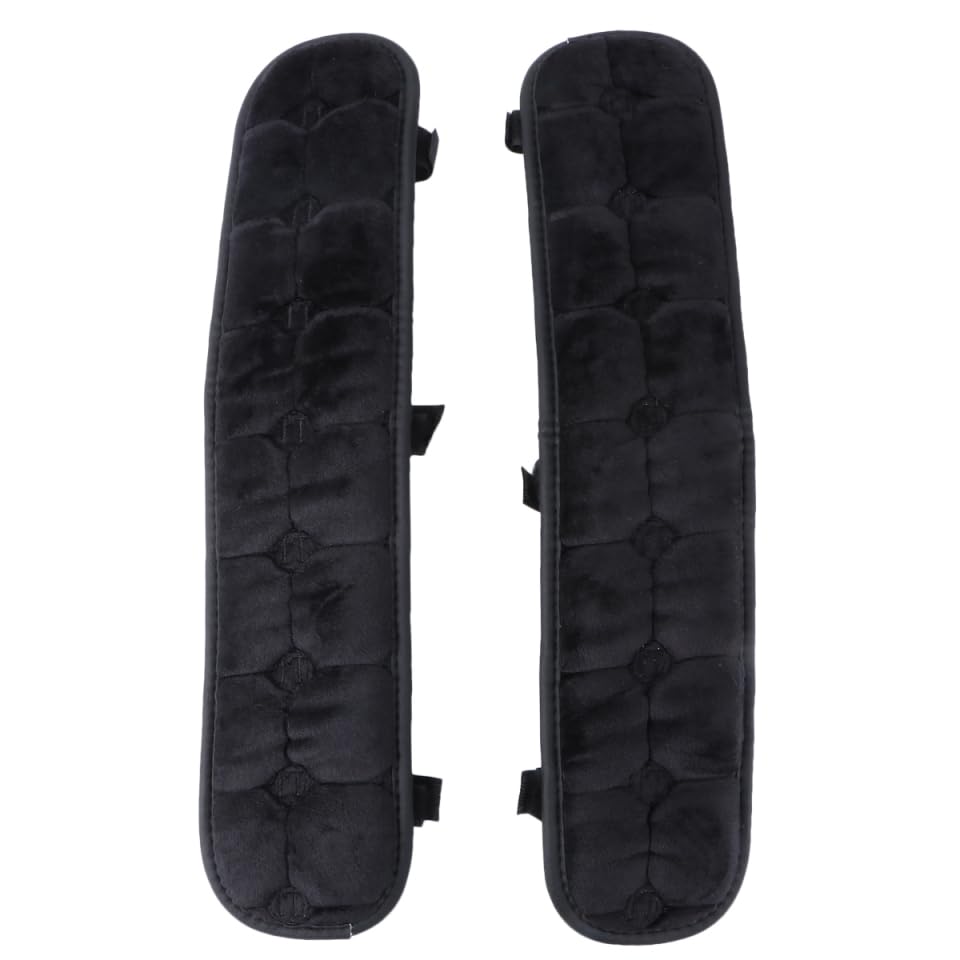 Gadpiparty Office Chair Armrest Covers 45x10cm Pair Crystal Velvet Armrest Pads Tape, Comfortable Elbow Cushion for Computer Chair and Wheelchair Accessories
