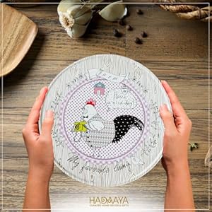 Pack of 3 Stackable Round Metal Tin Containers with Lids – Multipurpose Tins for Cookies, Candies, Kitchen Storage & More | Thoughtful Gift for Women's / Mother's Day –Rustic Farmhouse Rooster Design Pack of 3 Stackable Round Metal Tin Containers with Lids–Multipurpose Tins for Cookies Candies Kitchen Storage More Thoughtful Gift for Womens Mothers Day Rustic Farmhouse Rooster Design