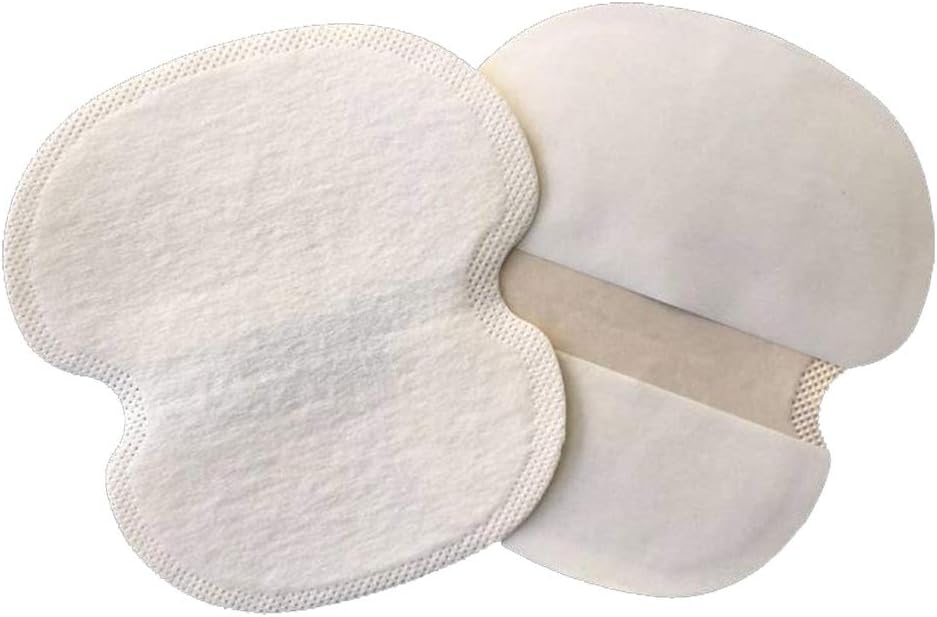 Underarm Sweat Pads for Men and Women - Comfortable Disposable Adhesive Armpit Liner Dress Summer Protection - 100 Pair