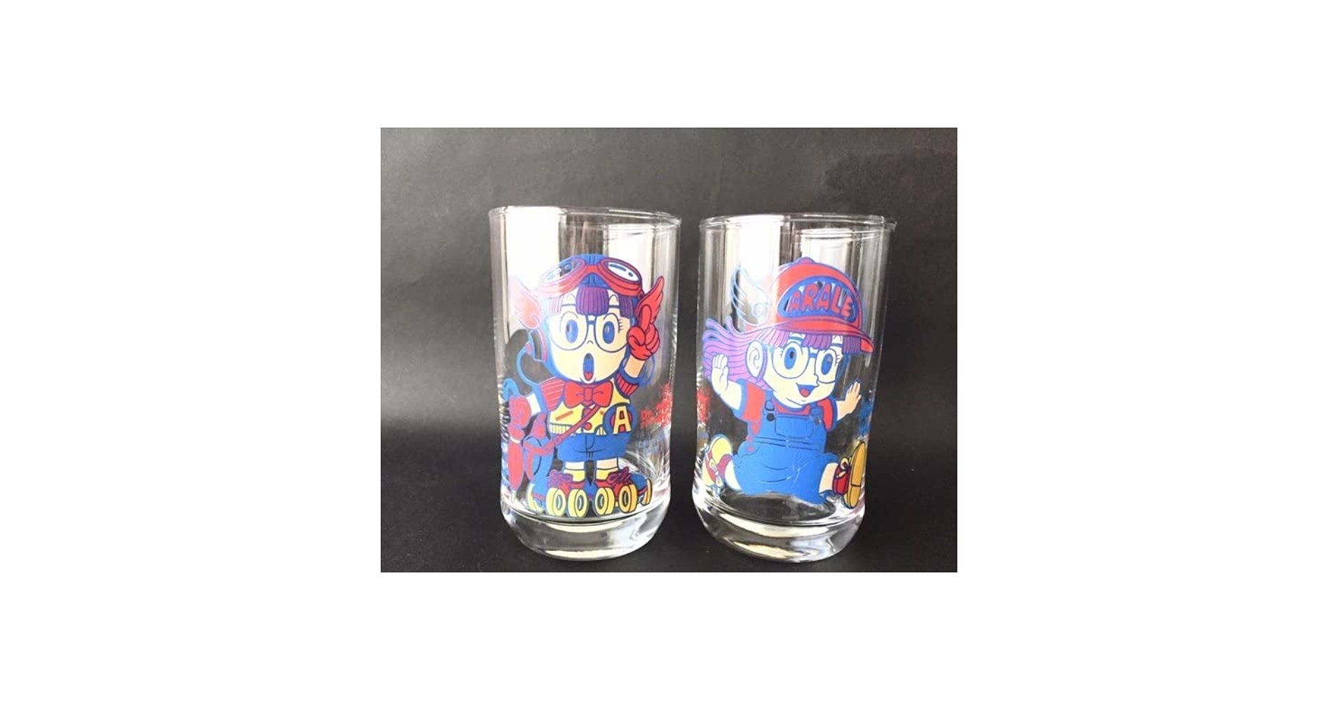 Amazon.co.jp: Dr.スランプアラレちゃん グラス コップ 2点