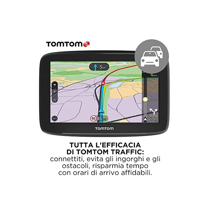 TomTom Navigatore Satellitare per Auto GO Classic, 6 Pollici, con