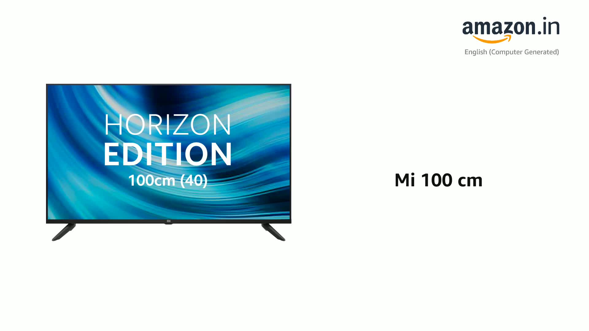 Mi 100 cm (40 inches) Horizon Edition Full HD Android LED TV 4A