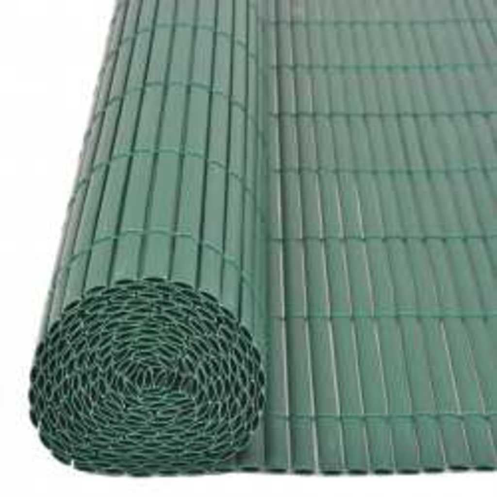 Generico Recinzione da Giardino a Doppio Lato 110x500 cm Verde,Articoli di ferramenta,Barriere e recinzioni,Pannelli per recinzioni-317162