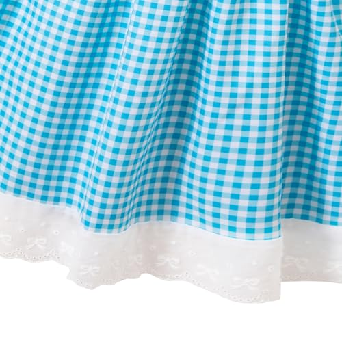 Disfraz Completo Princesa Cuadro Azul 5-6 Años Niñas miniatura 6