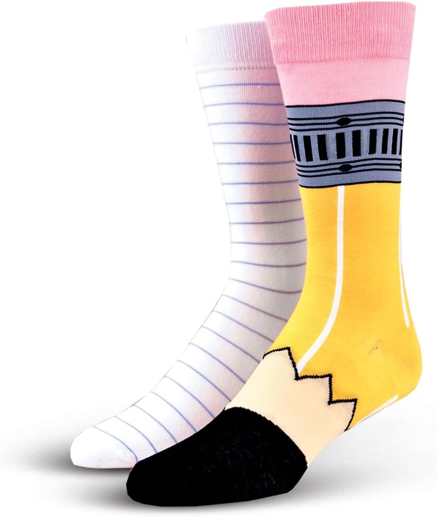 Cool Socks - Novelty Playful Graphic Crew Socks Collection, Cute Silly Fun image 2