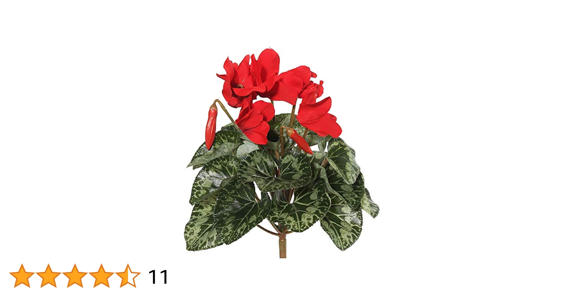 シクラメン様12ミリ専用 Amazon.co.jp: Vickerman Everyday 人工レッドシクラメン