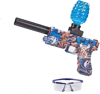 Electric Gel Blaster C07- Gel Ball Blasters, Electric Gel Ball Shooting Toy with Goggles 2000 balls for Outdoor Sports and Team Fighting Games, Suitable for teens and adults
