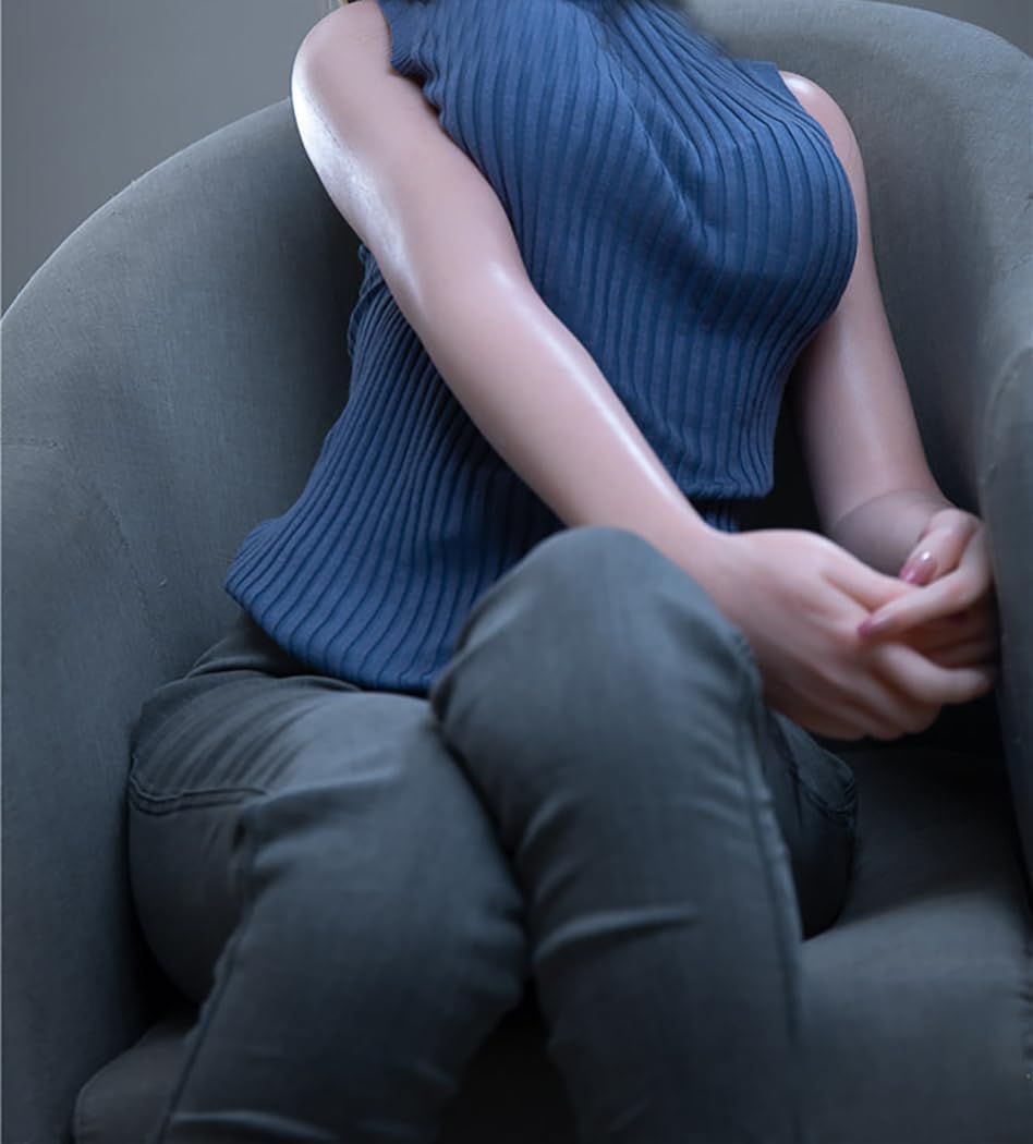 Life Size Sex Dolls Silicone Sex Doll, Sexy Love Toys Sex Doll for Men with Jelly Breast Metal Movable Skeleton