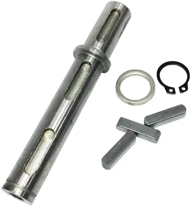 Diámetro del eje de salida simple/dual 14/18mm para reductor de gusano eje de salida+juntas+anillo S+Pin de esquina para caja de cambios NEMA NMRV 030/40 (030 doble eje 14mm)