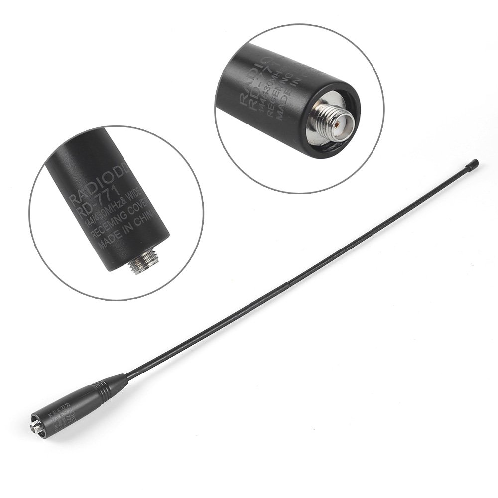 Original Nagoya 771 Peitsche VHF/UHF Antenne SMA-Buchse für AnyTone, BaoFeng und Yaesu