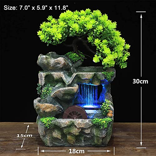 Cascade d'intérieur zen pour décoration de maison et bureau