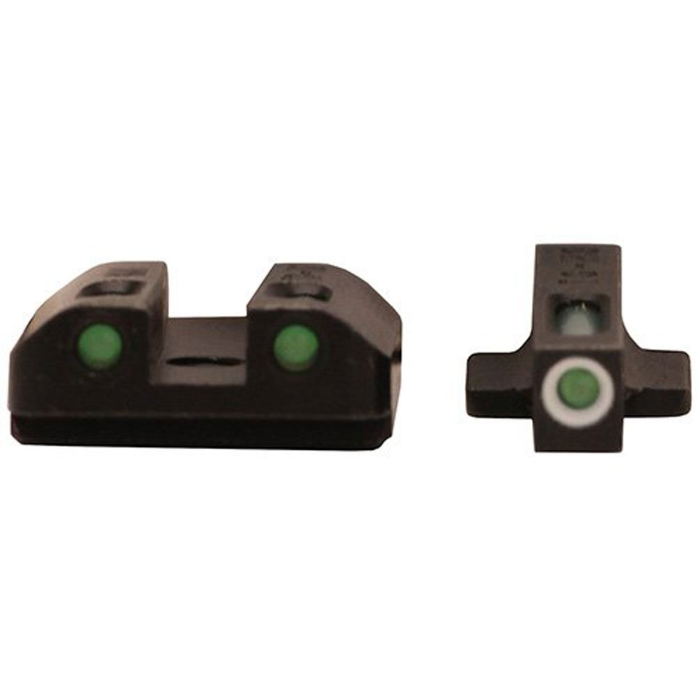 TRUGLO TFX Handgun Sight | Durable Shock-Resistant Compact Brightly Glowing Tritium &amp; Fiber-Optic Xtreme Day/Night Sight for Handguns