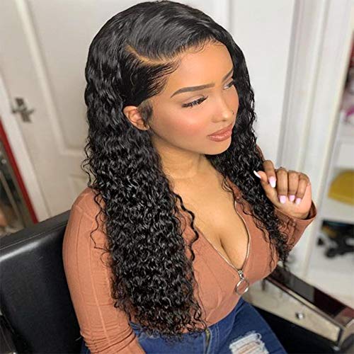 IWISH Deep Wave Lace Front Wig With Baby Hair (12Inch)