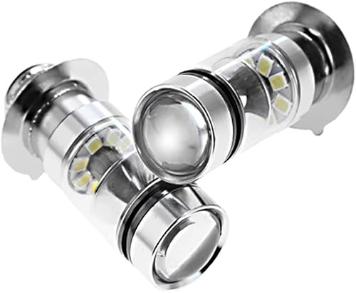 Miniatura 7 de Bombillas LED H6M para faros delanteros, 100 W, 6000 K, color blanco, para Honda CRF RANCHER Kawasaki BAYOU PRAIRIE Yamaha YFZ450R Rhino 700 Raptor