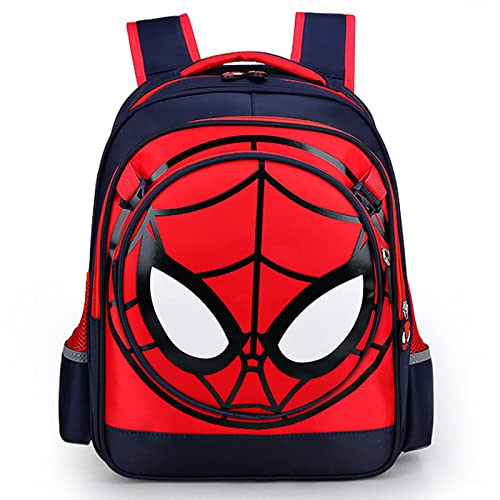 GLOOMALL Spiderman School Bags Boy Oxford cloth Vacation Travel backpack Spiderman Backpack (Navy Spiderman)