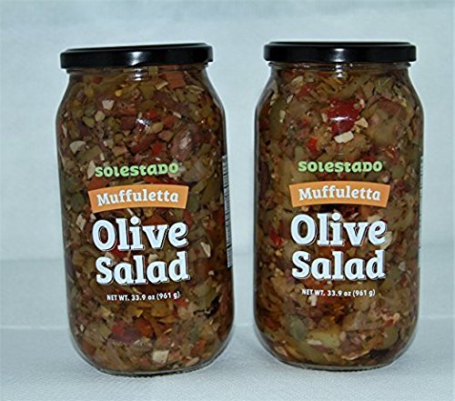Solestado Muffuletta ( 2 Pack ) Olive Salad 33.9Oz Each #TOP6