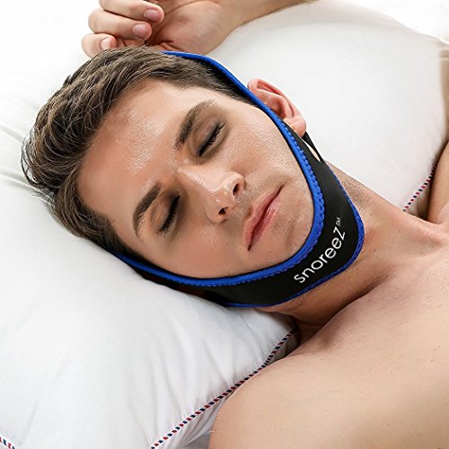 SnoreeZ(TM) Anti Snore Chin Strap - The #1 Ranked Snore Solution - The All Natural Sleep Aid For Instant Snore Relief - Comfortable, Easy To Wear, And Adjustable
