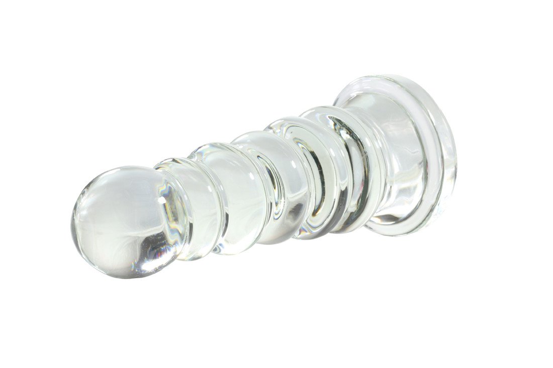 Anal plug de cristal grande OnundOn Glasdildo Anal Bolas Anal Dildos Butt Plug Grande Ø 8cm Anal Plugs Bolas Anales Juguetes para Parejas