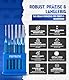 Paffrath® Splintentreiber Set 6-teilig (2–8 mm) – Durchschlag Set aus Chrom-Vanadium-Stahl – Präzise geschliffene Spitzen – Robuste, lackierte Schäfte – Made in Germany