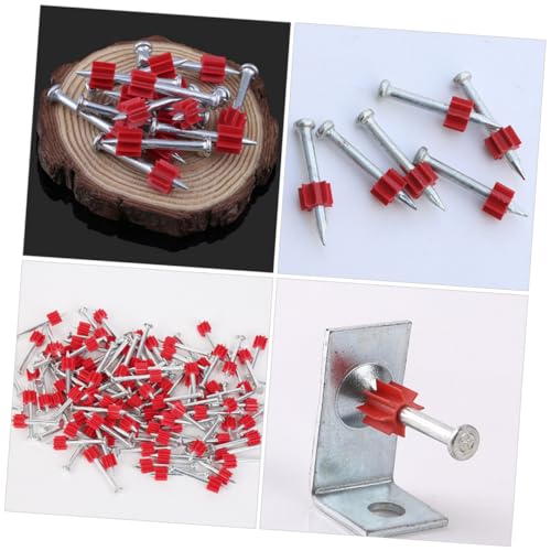 Image of ULTECHNOVO 100pcs Extended Nails for Wall Art Hanging Woodworking Straight Nails Versatile Fixing for Pictures Floorboards Hardware