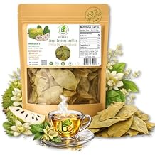 Guanabana Soursop Herbal Tea 3.5 oz 100 g Dried Leaves 100% Natural, Vegan, Non-GMO, Sugar-Free, Caffeine-Free Antioxidant-Rich Herbal Infusion for Hot & Iced Drinks Vacuum-Sealed for Freshness by BexpertsUSA