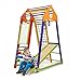 Centre d'activités pour Enfants ˝BambinowoodColor-Plus˝ Espalier Suédois Cage à Grimper Toboggan Echelle de Corde