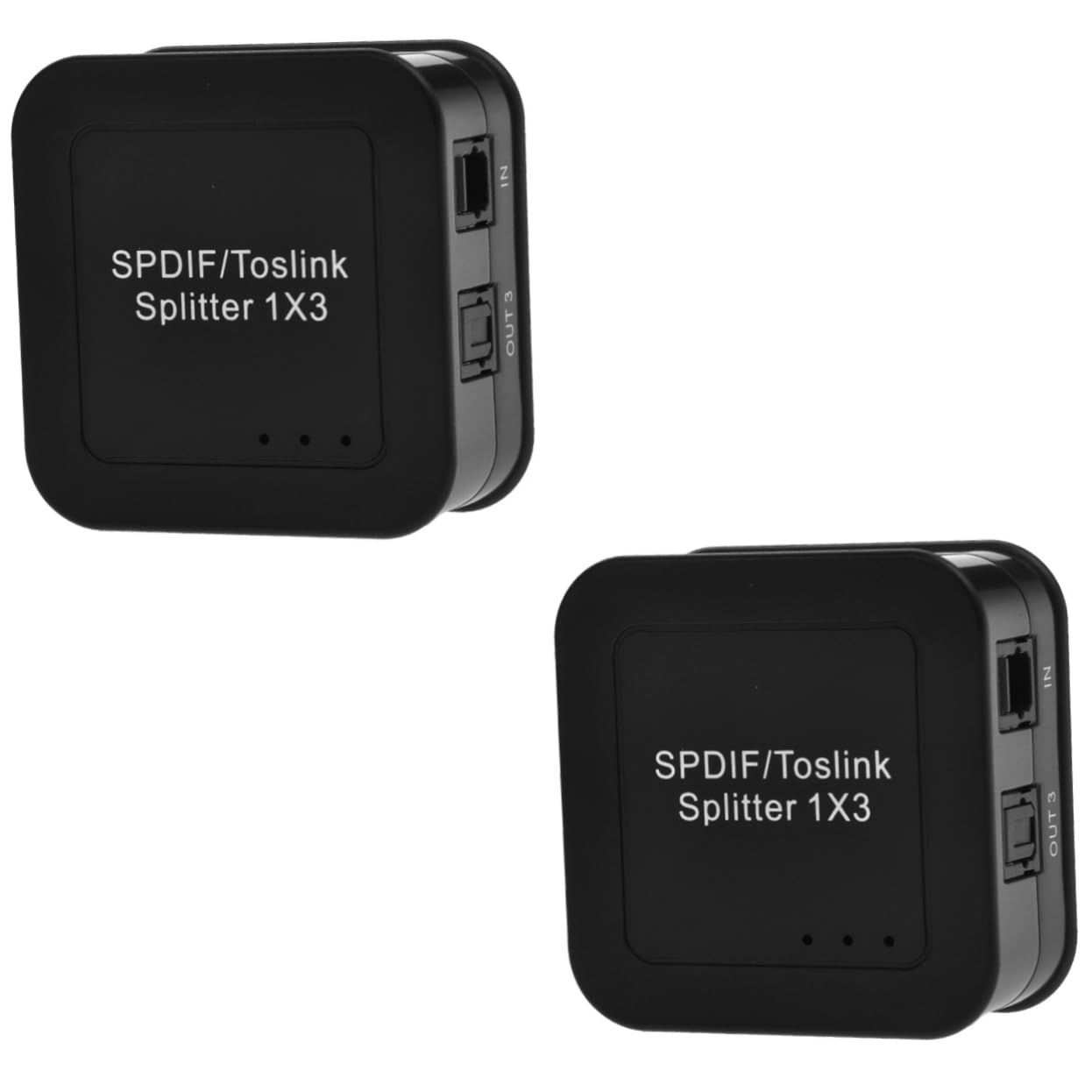 OSALADI 2 Pièces 1 3 Commutateur Répartiteur 1 Entrée 3 Sorties Répartiteur Spdif Commutateur Répartiteur Spdif/ 1X3 De Répartiteur Audio