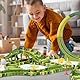 CELMAN Dinosaurier Spielzeug - Flexibles Rennbahn mit viele Teilen und Geländewagen, Autorennbahn Spielset für Kinder ab 3 4 5 6 7 8 Jahren Komplettset Geschenk (D-260)