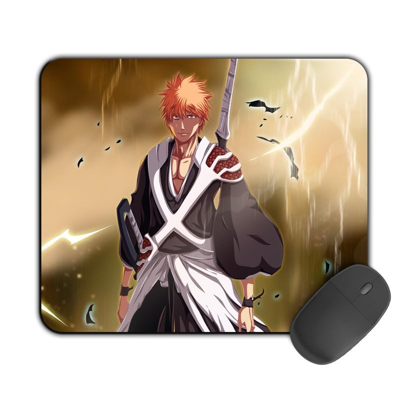 Image of Printed Designer Mouse Pad Ichihgo Shikai Form (200MM X 240 X 3MM) Enhance Gaming and Work Performance Comfortable and Precise Non-Slip Water Proof Bleach Mouse Pad.