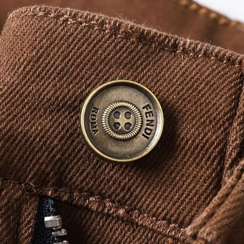Jean denim extensible homme vêtement décontracté coupe droite confortable - 5