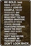 Photo Gallery be bold take risks live life freely lead by example cartello motivazionale in alluminio divertente targa in metallo arte poster regalo casa bar decorazione da parete accessori per porte 20,3 x 30,5 cm Photo Gallery be bold take risks live life freely lead by example cartello motivazionale in alluminio divertente targa in metallo arte poster regalo casa bar decorazione da parete accessori per porte 20,3 x 30,5 cm