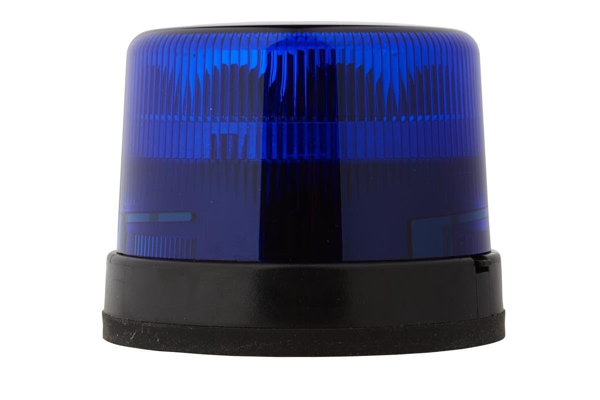 HELLA 2XD 012 972-121 LED-Luce identificazione lampeggiante, KL 7000, 12/24V, blu, Fissaggio magnetico, Cavo 600mm, Spina DIN ISO 4165
