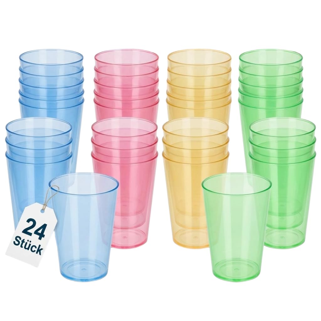 Verres de fête réutilisables MIJOMA incassables pour en finir avec la vaisselle cassée
