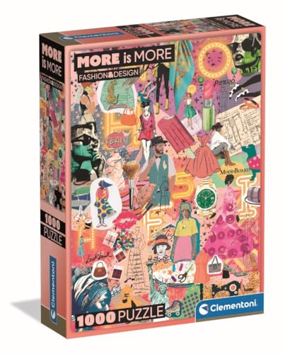 Puzzle More is More Fashion and Design Box 1000 Pièces 70x50 cm Dès 14 Ans