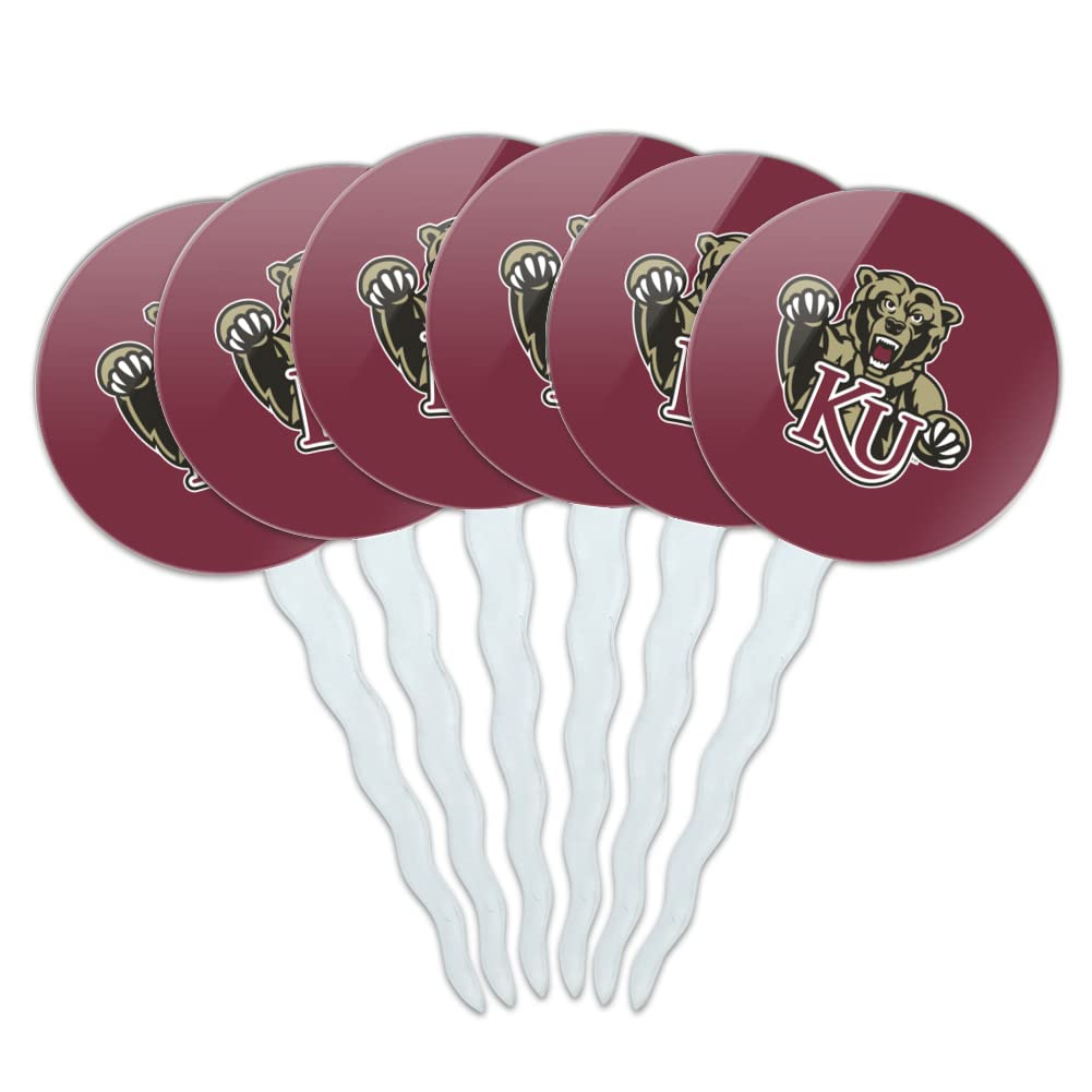 Kutztown Primary Logo Cupcake Picks Toppers Decoration Set of 6
