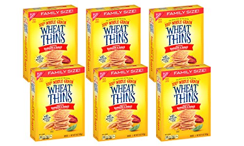 Wheat Thins Sundried Tomato & Basil Crackers - Family Size, 15 oz (Pack of 6) - Thumbnail 2