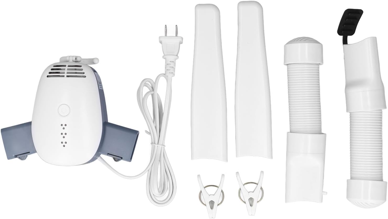 Electric Portable Clothes Dryer for Home, Adjustable Temperature, Clothes Hanger Electric Dryer, with Shoe Drying Attachment, Foldable Drying Rack, Timers Automatically Shutdown