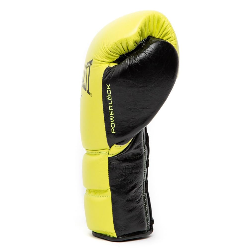 EVERLAST Powerlock 2 PRO ネオン・イエロー　本革製 Amazon.com : Everlast Powerlock 2 Boxing Gloves | Pro Flight
