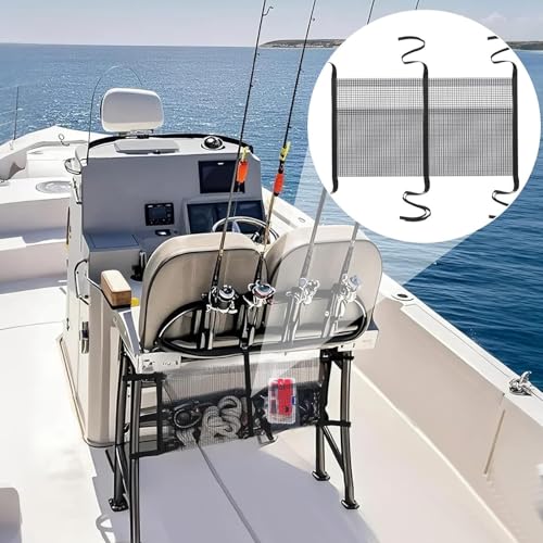 Sac de rangement pour bateau pliable en maille de grande capacité