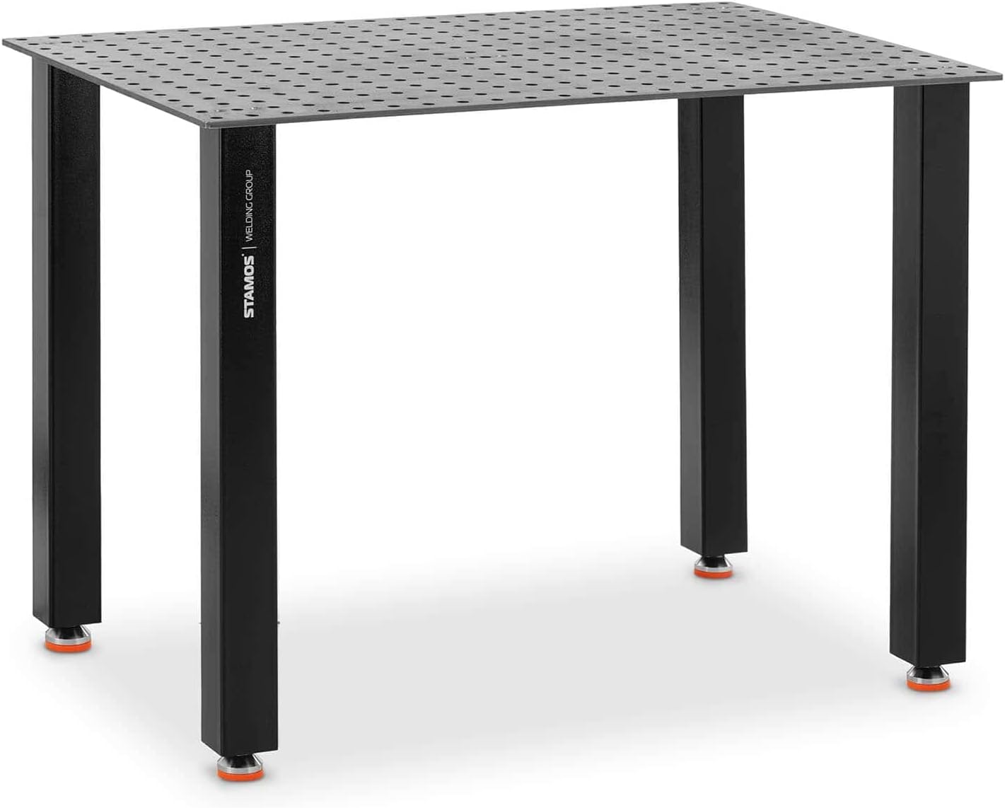 Table De Soudage Métal – 1320 Lbs Capacité, 91,5x60 Cm, Acier Carbone, Pieds Réglables, Noir