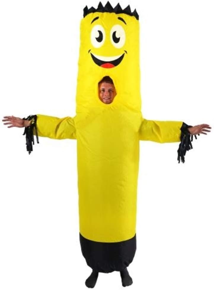 Bodysocks Tube Man Air Dancer Arm Waving Inflatable Costume for Adults (One Size)