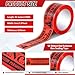 Nuanchu 12 Rolls Red Evidence Box Sealing Tape 3600ft Total Sealing Evident Packaging Tapes for Evidence Collection Shipment Police Caution Kit Decorations Packing Decor