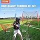 VEVOR 244 x 106 x 211 cm Baseball-Softball-Übungsnetz, Baseball-Trainingsnetz, Schlagen, Fangen, Pitchen, Backstop-Baseballausrüstung mit Bogenrahmen, Tragetasche, Schlagzone, Ball, Ballsammler