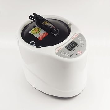 Steam Sauna Generator, 8.6 gal 3 L Large Capacity, For Home Use, Temperature and Time Adjustment with Smart Remote Control, Dry-burning & Dual Explosion-proof Protection, Portable Steamer, Full Body Sauna Bath 2L, White